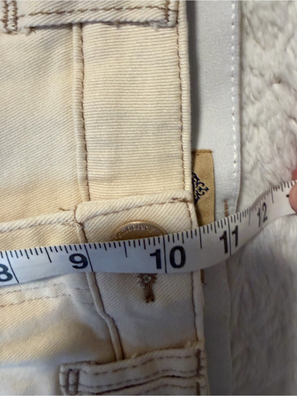 NWT Democracy Ab solution High Rise Center Seam Kick Flare Pant Side Slit Sz 8 - Picture 12 of 14